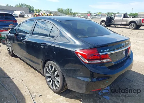 2014 Honda Civic Ex-L from USA, damaged, VIN 19XFB2F98EE034157